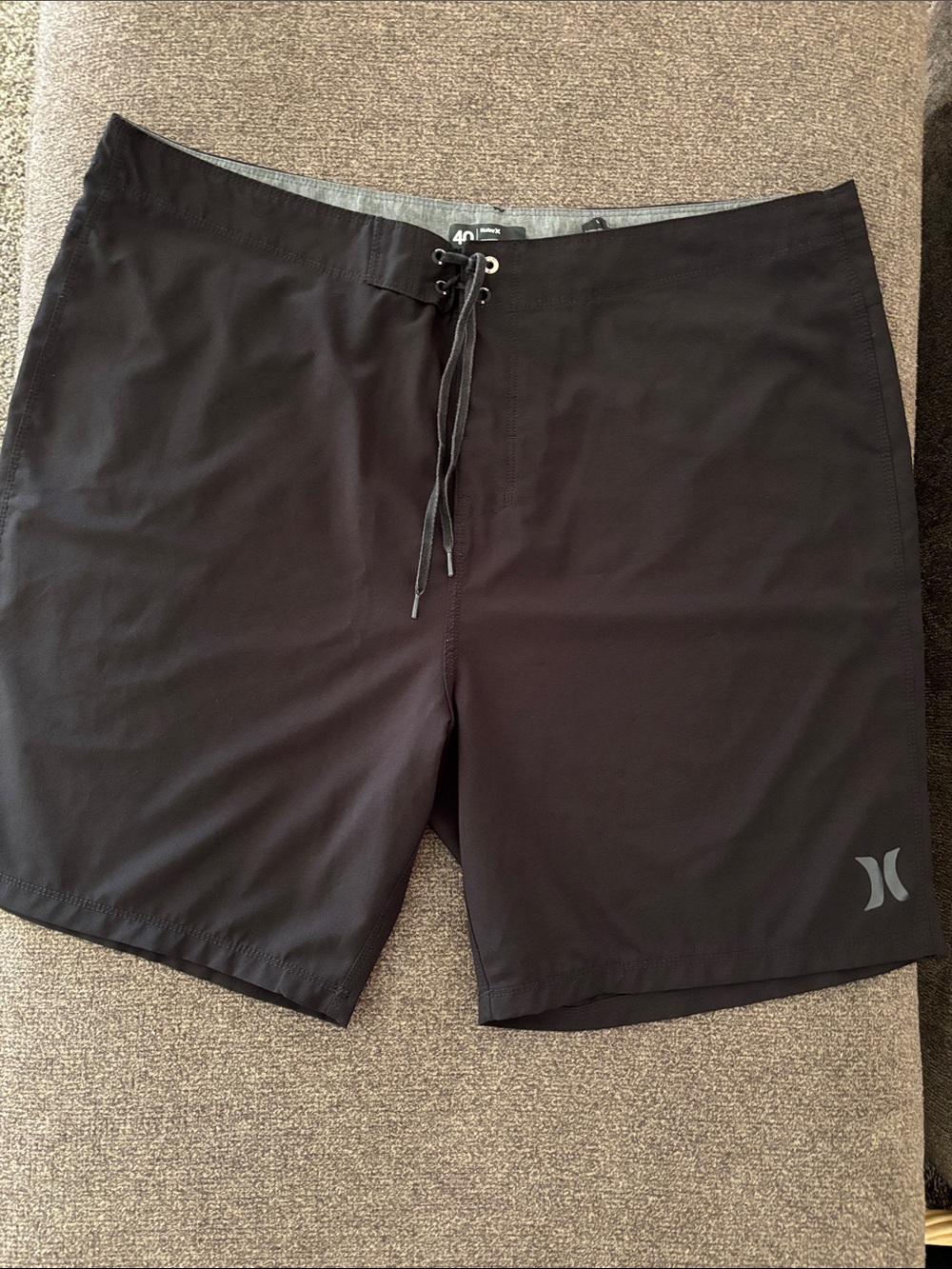 Hurley Black Men’s Boardshorts with Lace Waist